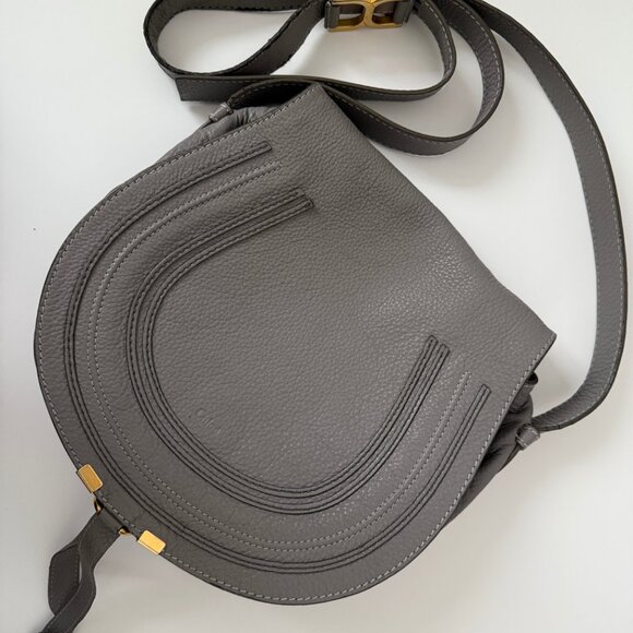 Chloé Marcie Small Saddle Bag - Picture 2 of 9